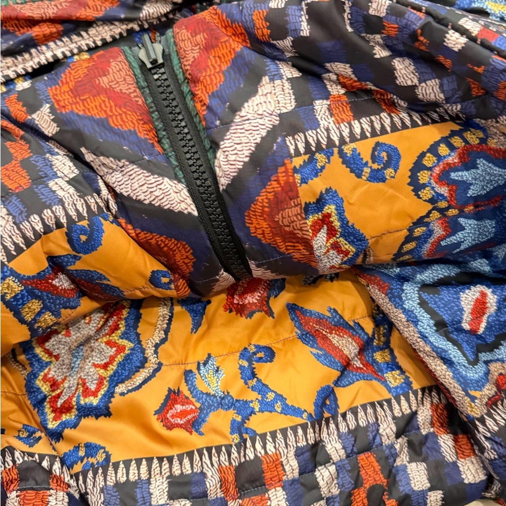 FARM Rio Multicolor Embroidered Puffer Jacket - Picture 3 of 3